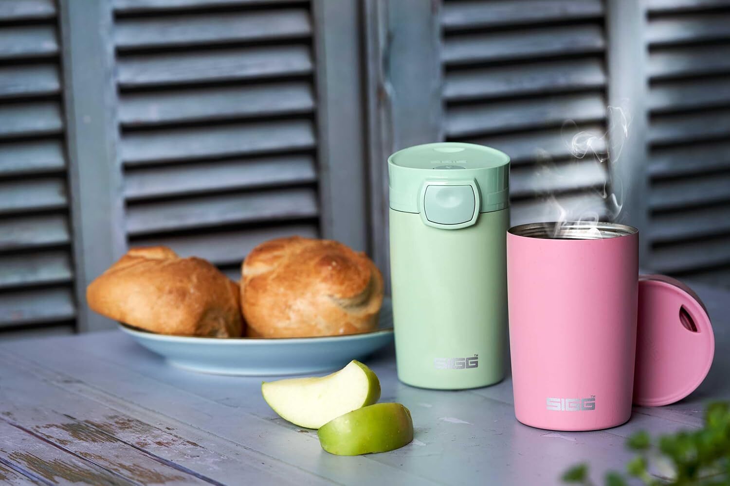 Sigg Miracle cestovní termohrnek 270 ml, milky green touch, 6052.80