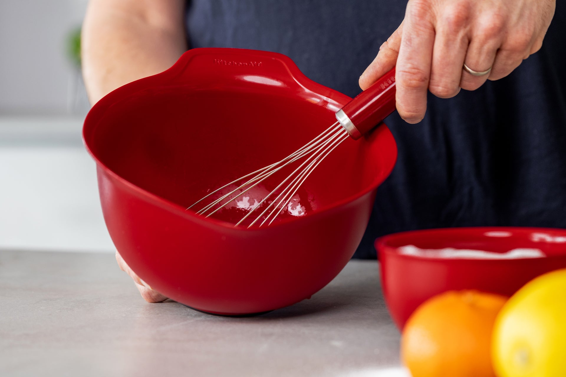 KitchenAid plochá metla, empire red, KAG062OHERE