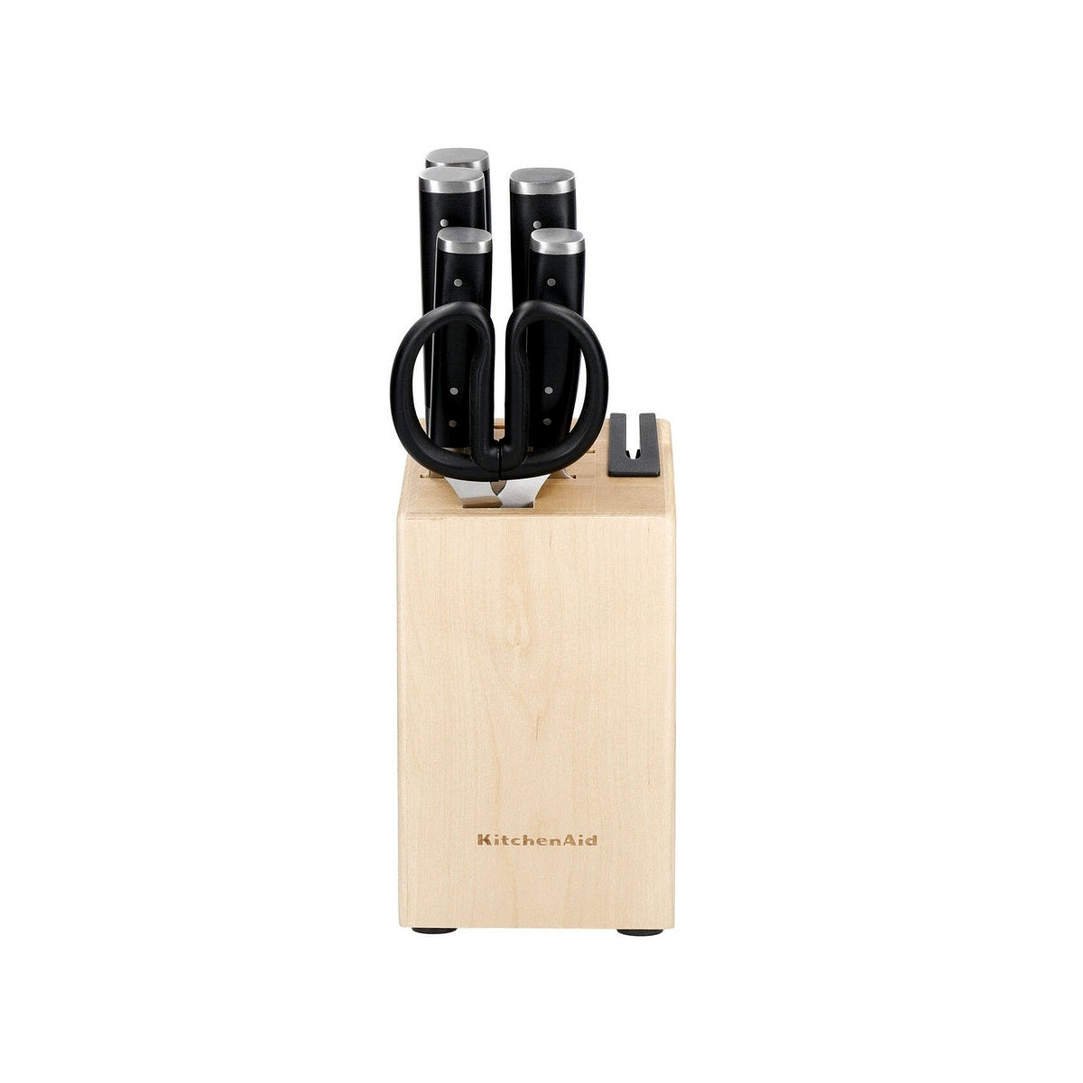 KitchenAid Gourmet březový blok s noži 7 ks, KO6PSTSNOBG
