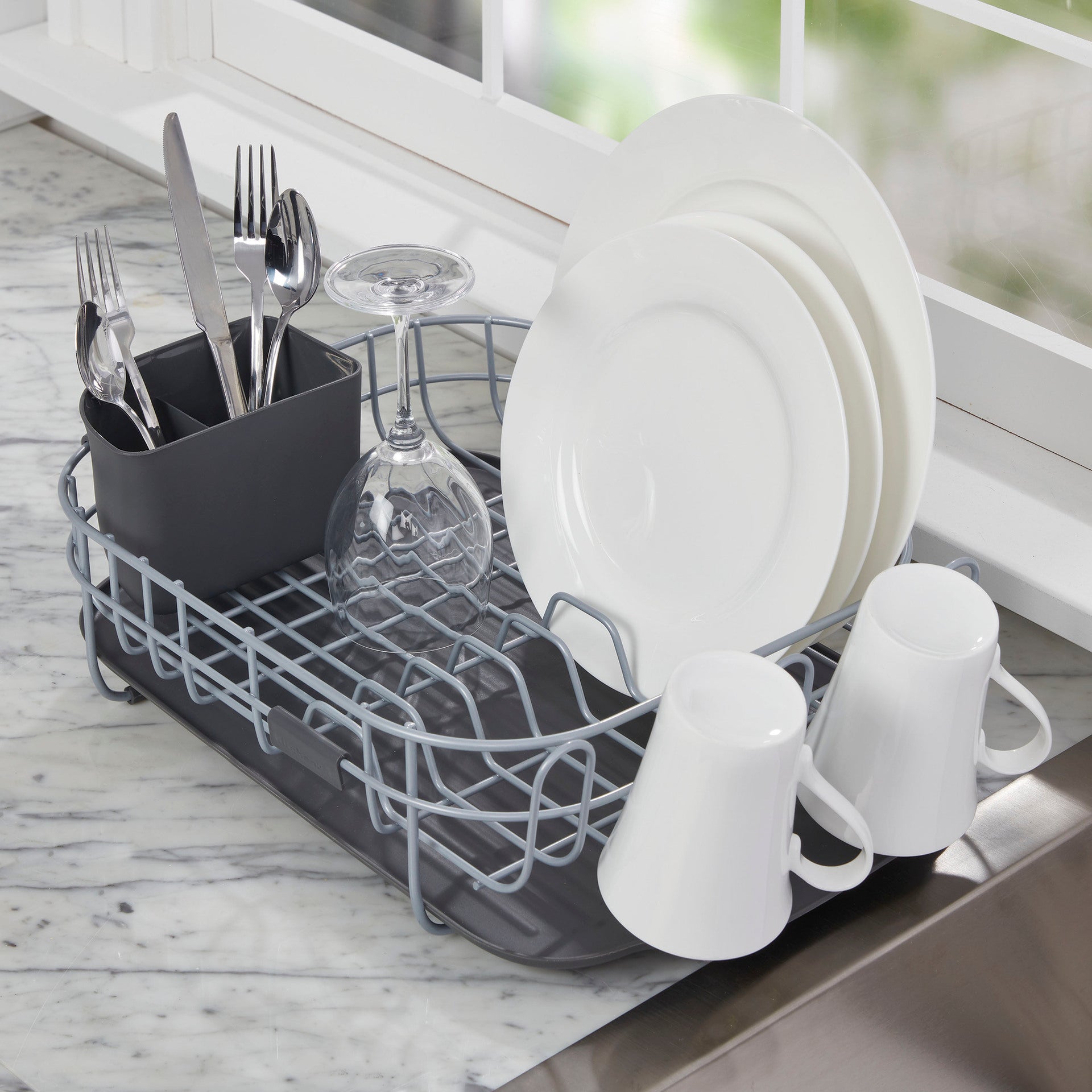 KitchenAid odkapávač na nádobí, charcoal grey, KEG197OSGR