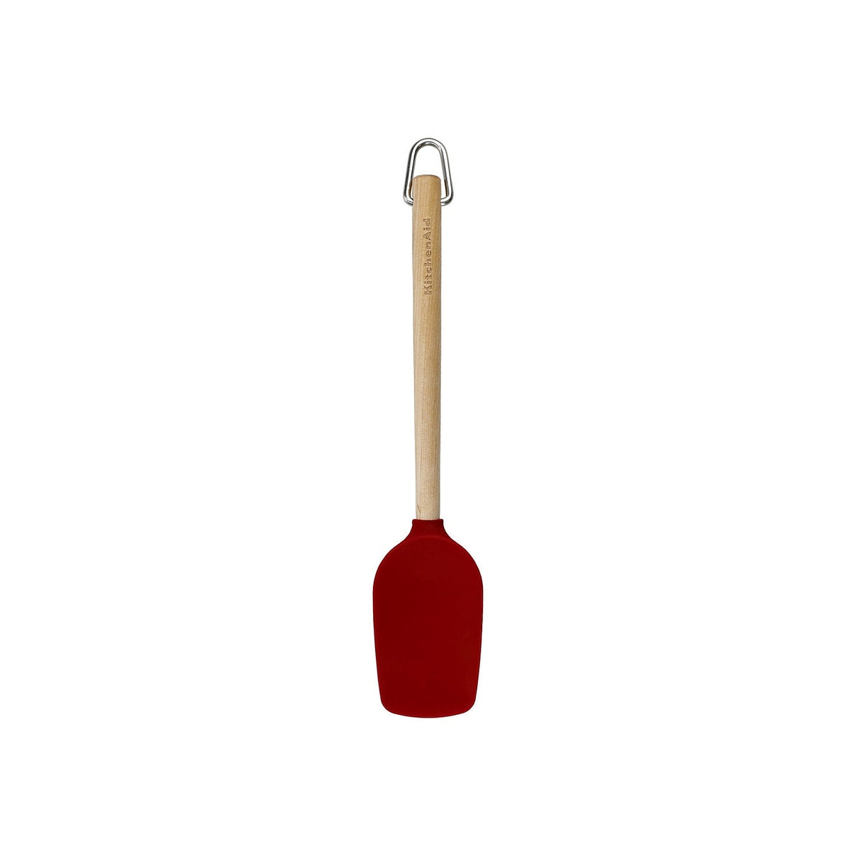 KitchenAid stěrka s dřevěnou rukojetí, empire red, KQR730OHERE