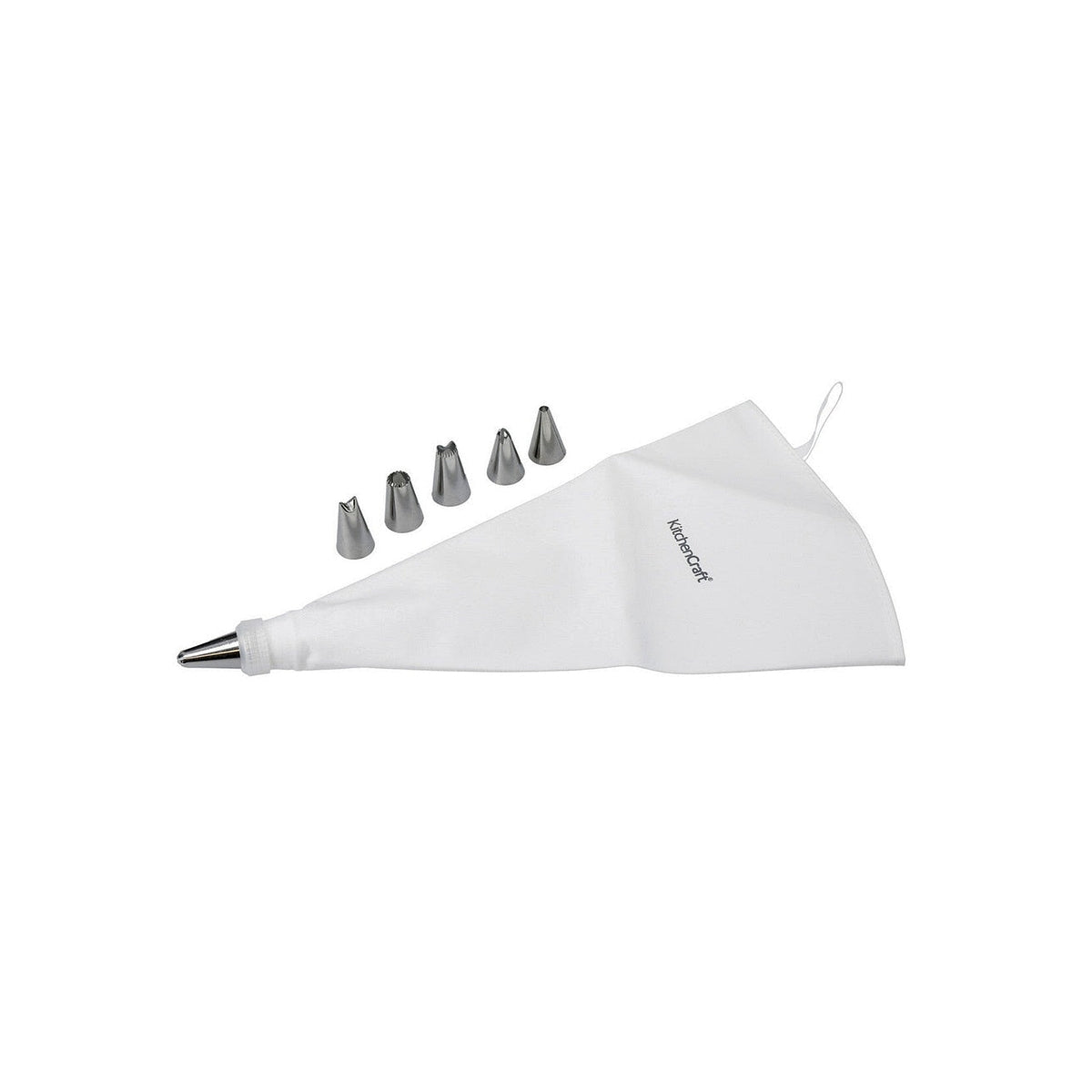 KitchenCraft sada cukrářského sáčku a zdobicích špiček, SDIICESET8