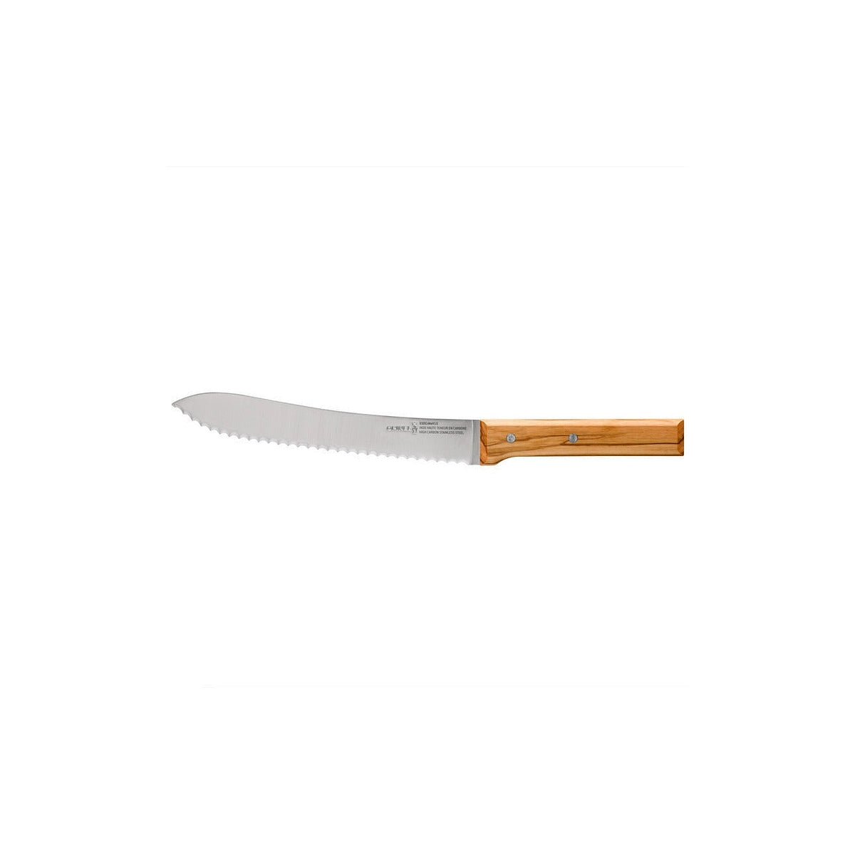 Opinel Parallele Olive nůž na chléb 21 cm, 002495
