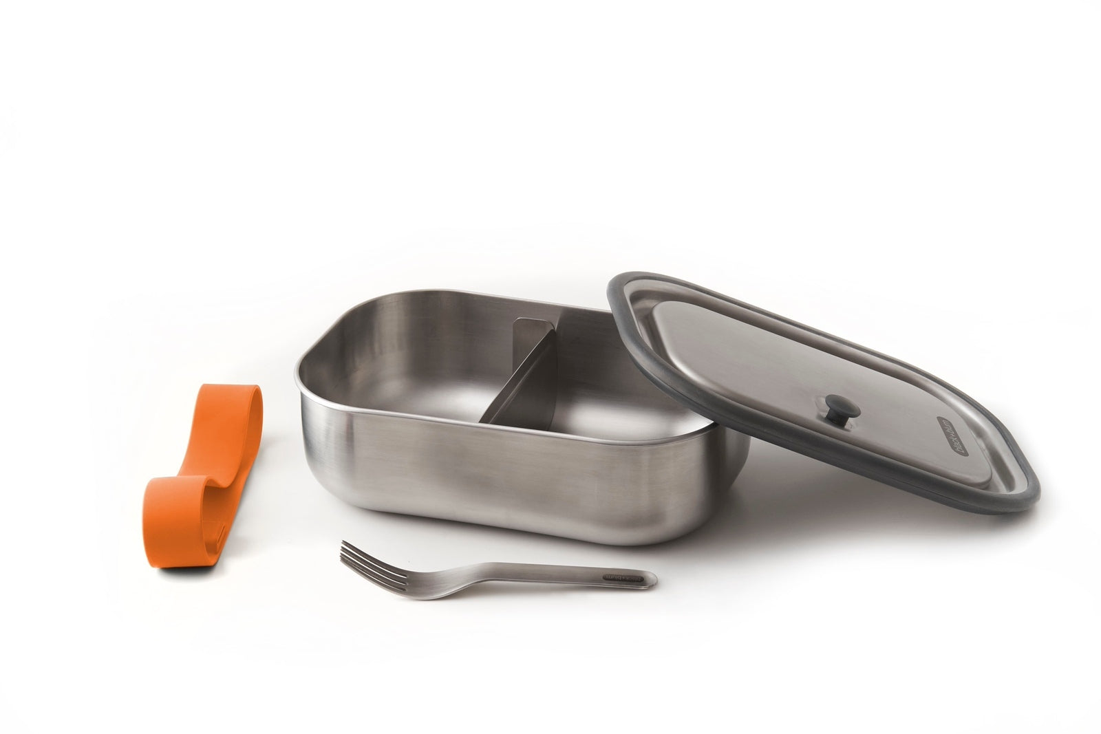 Black+Blum nerezový svačinový box s vidličkou 1 l, orange, BAM-SS-L003
