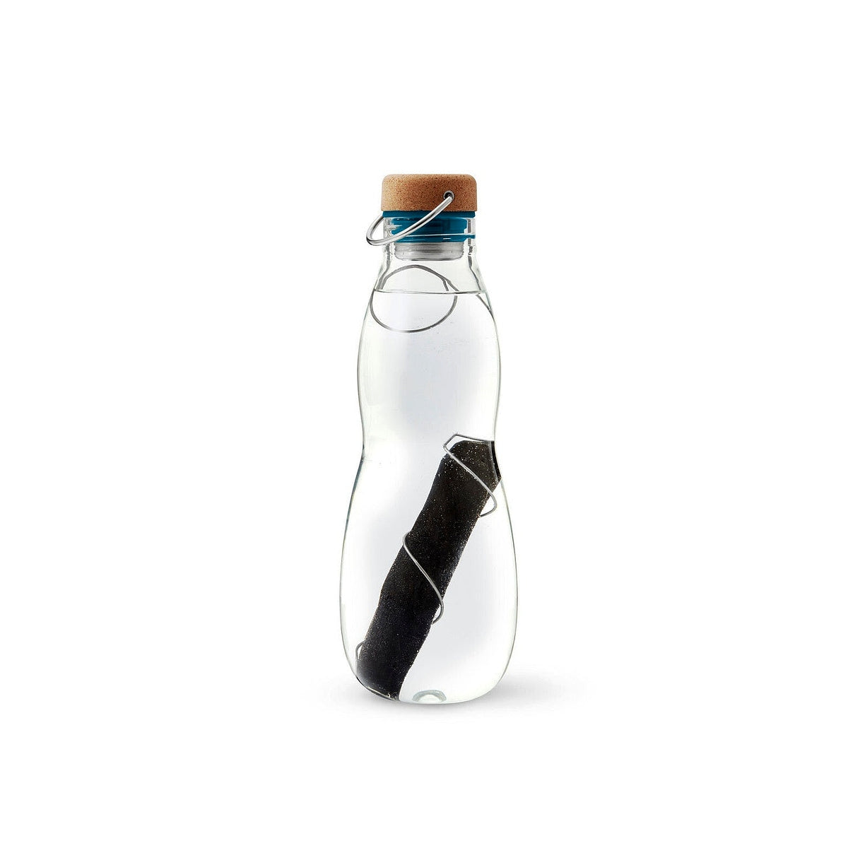 Black+Blum skleněná lahev na vodu s přírodním filtrem 650 ml, ocean, EGO-EGG005