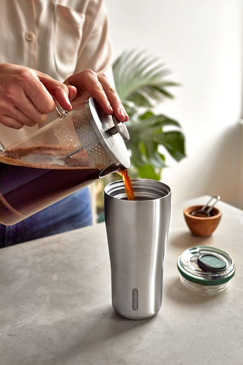 Black+Blum nerezový cestovní termohrnek 600 ml, olive, BAM-TT010