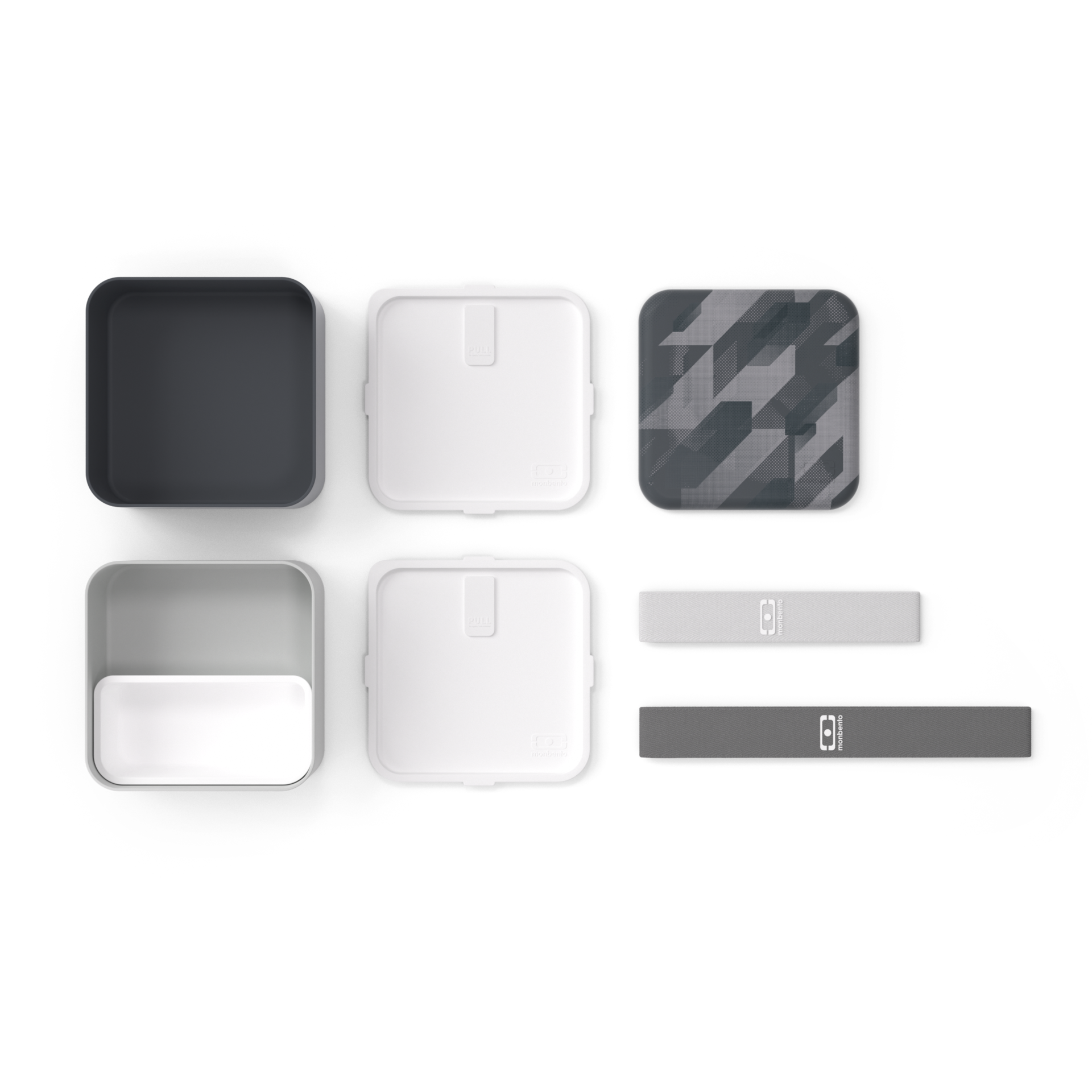 Monbento Square svačinový box 1,7 l, graphic dimensions, 13124113
