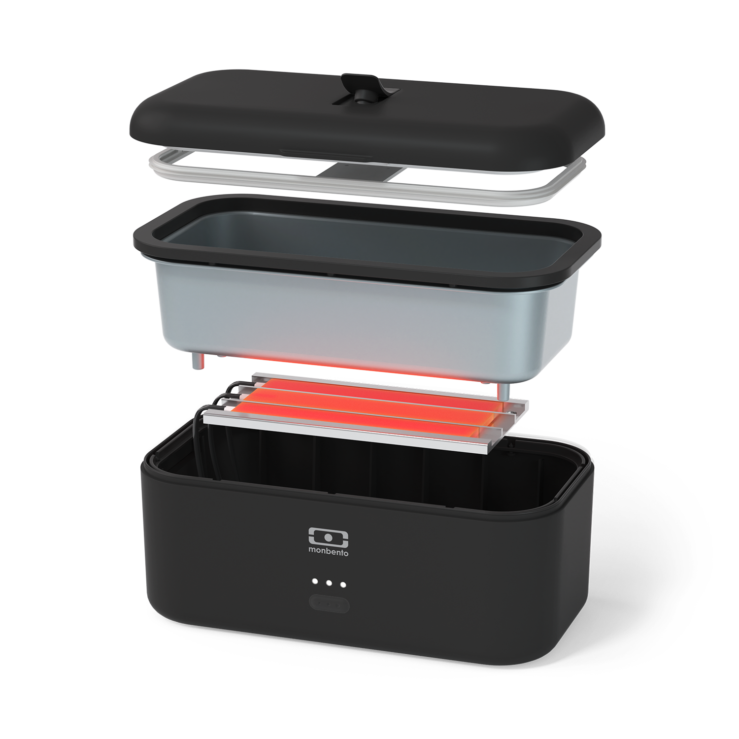 Monbento Warmer ohřívací svačinový box 0,7 l, black onyx, 60310050