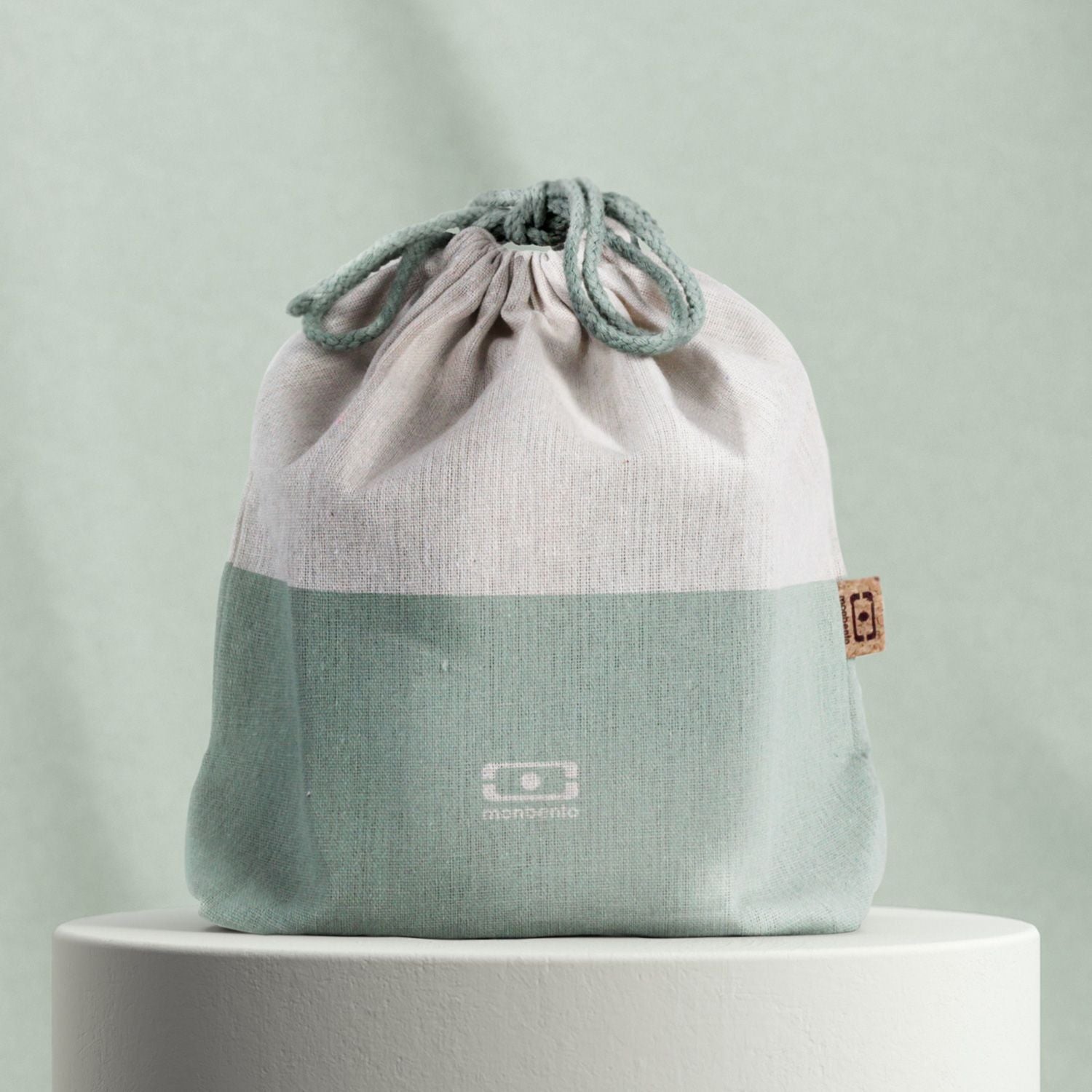 Monbento Pochette L taška na svačinový box 5,7 l, green natural, 43180044