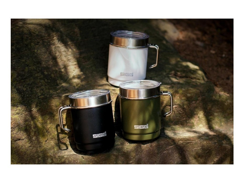 Sigg Travel nerezový termohrnek 360 ml, roasted green, 6053.90