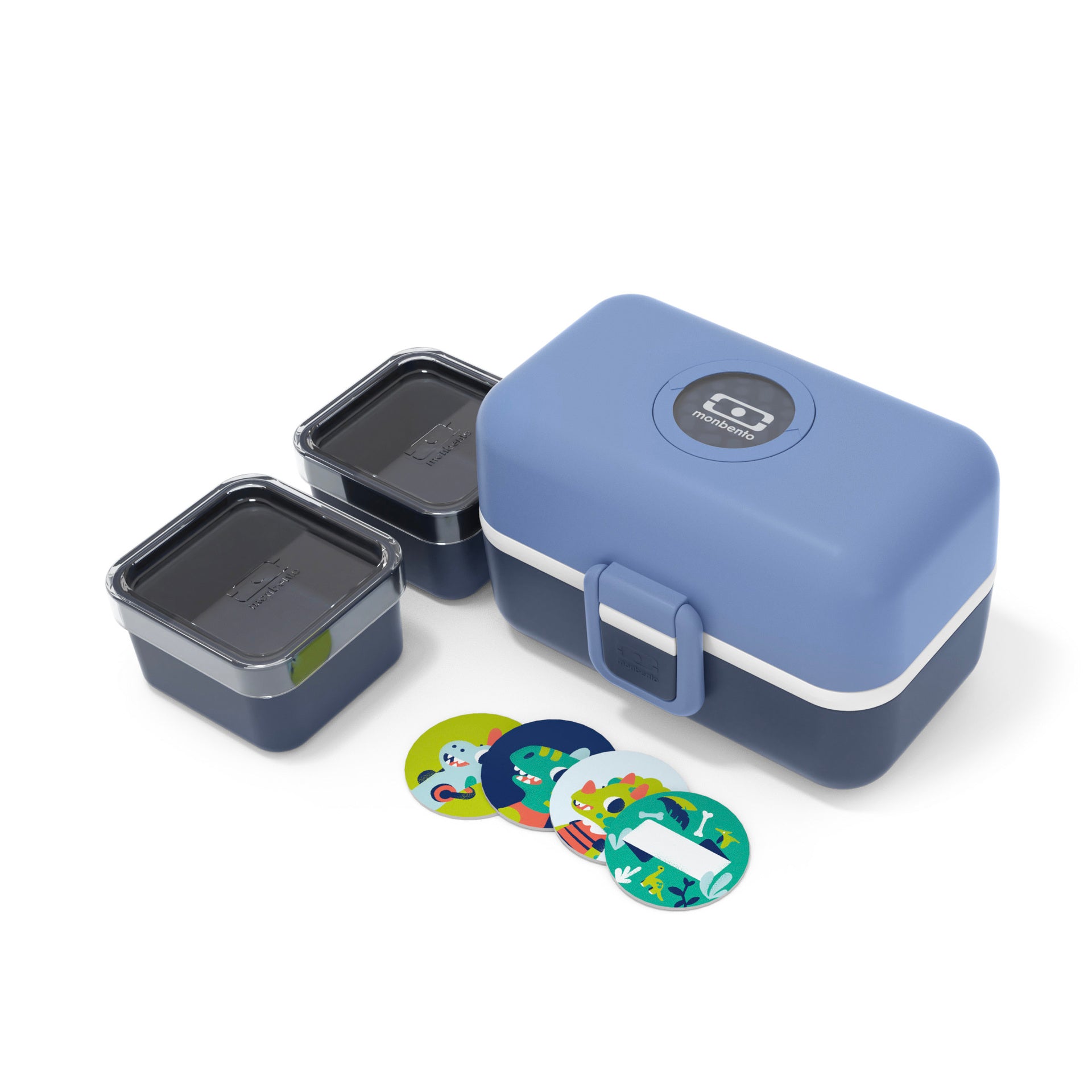 Monbento Tresor dětský svačinový box 0,8 l, blue infinity, 17010028