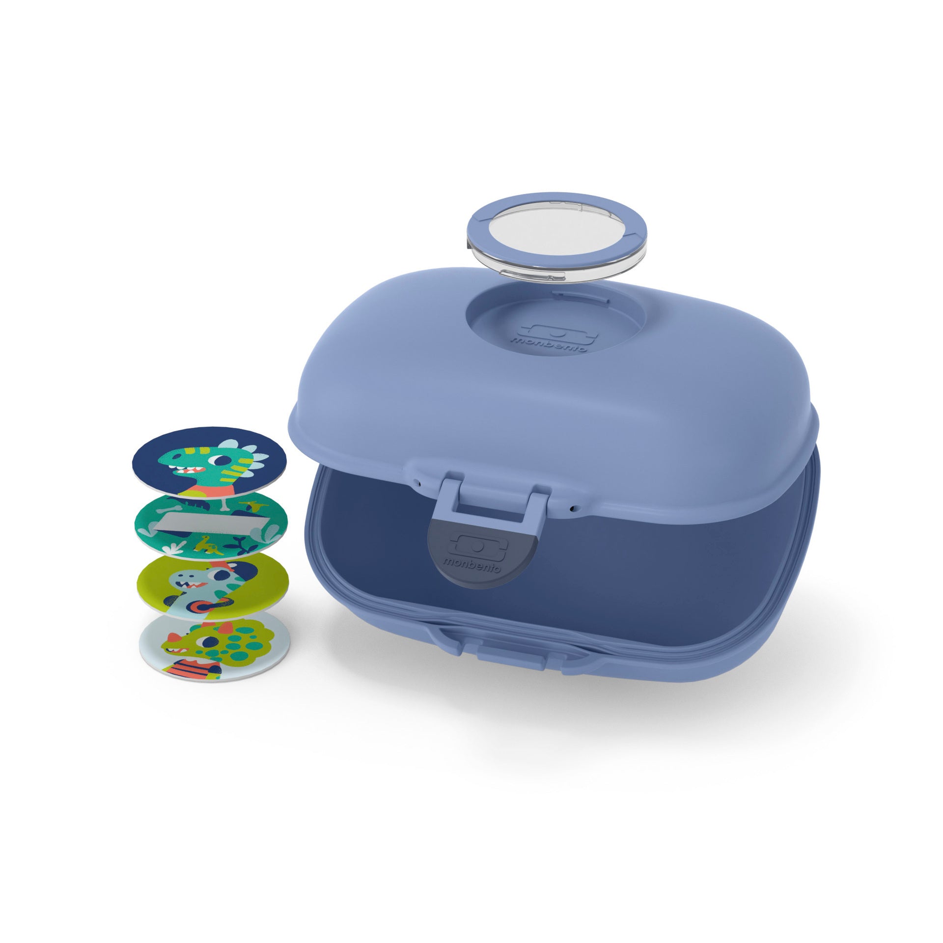 Monbento Gram dětský svačinový box 0,6 l, blue infinity, 16010028