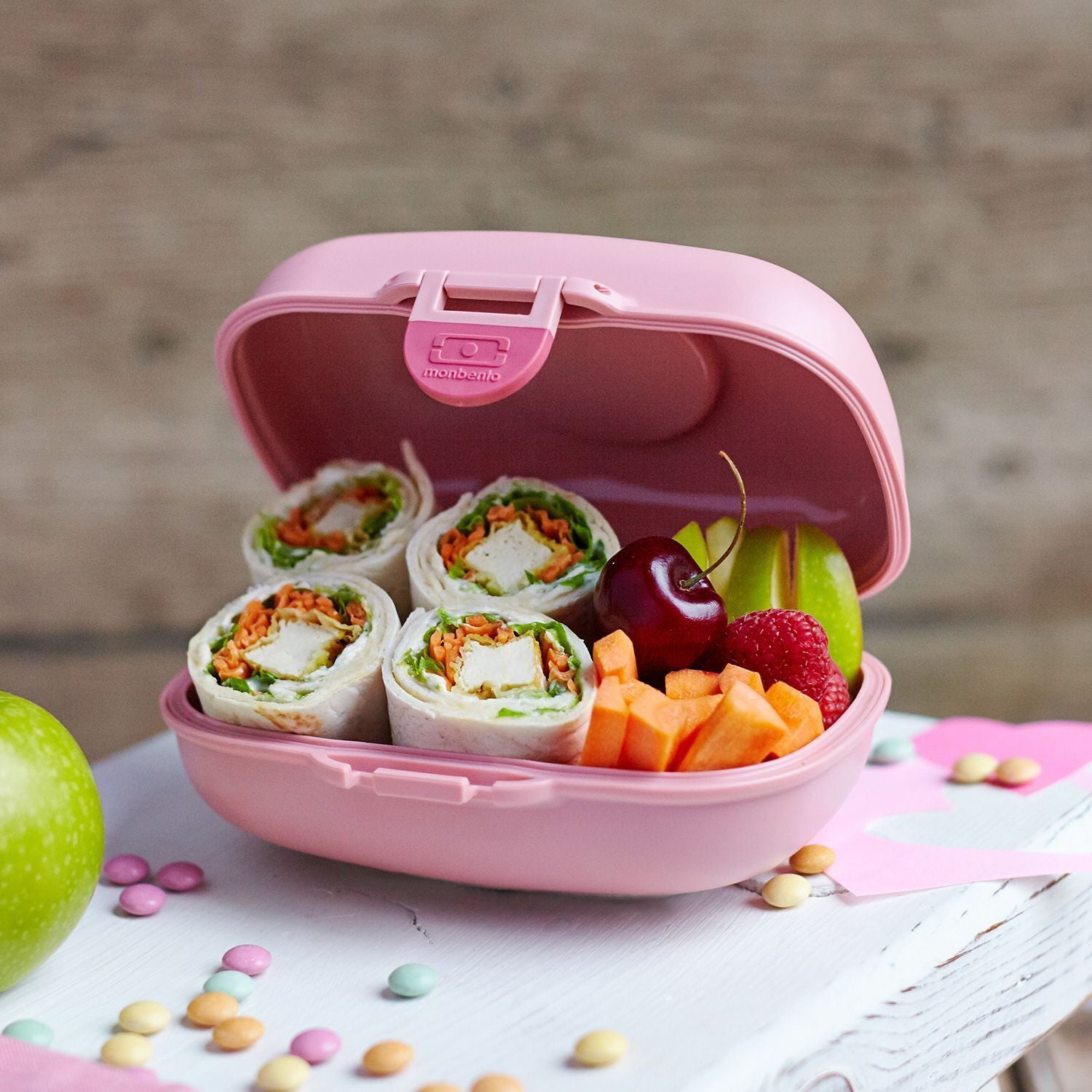 Monbento Gram dětský svačinový box 0,6 l, pink blush, 16010029