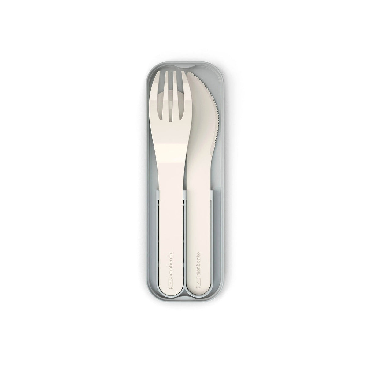 Monbento Pocket Color sada dětských příborů, natural, 24050046