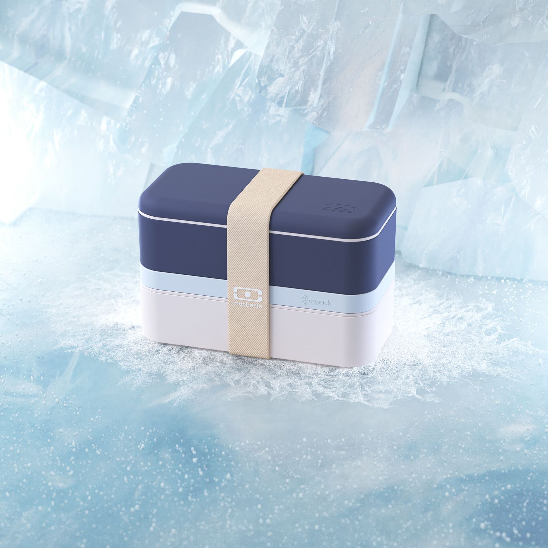 Monbento I-cy chladicí vložka ke svačinovým boxům, blue polar, 29190001