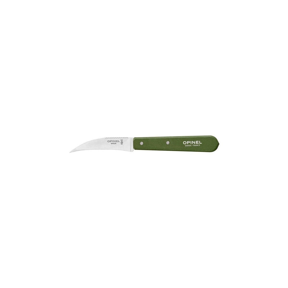 Opinel Les Essentiels N°114 nůž na zeleninu 7 cm, khaki, 003130