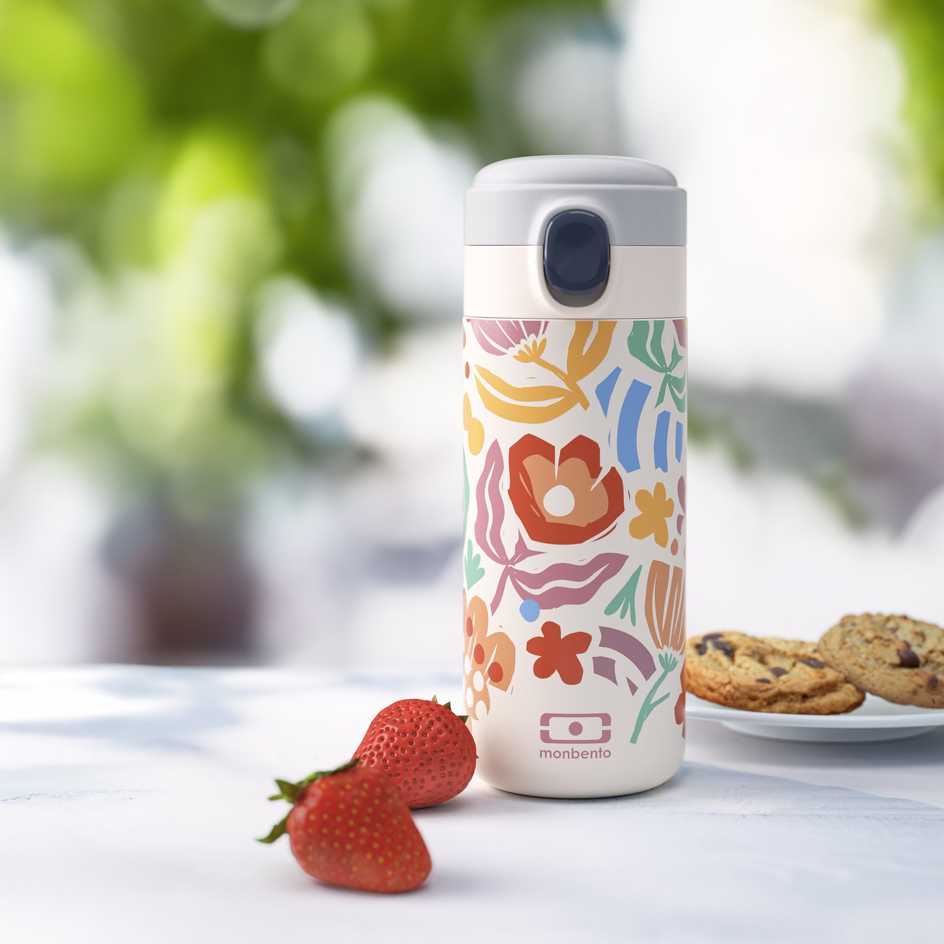 Monbento Pop dětská termoláhev na pití 360 ml, paper cut, 36334124
