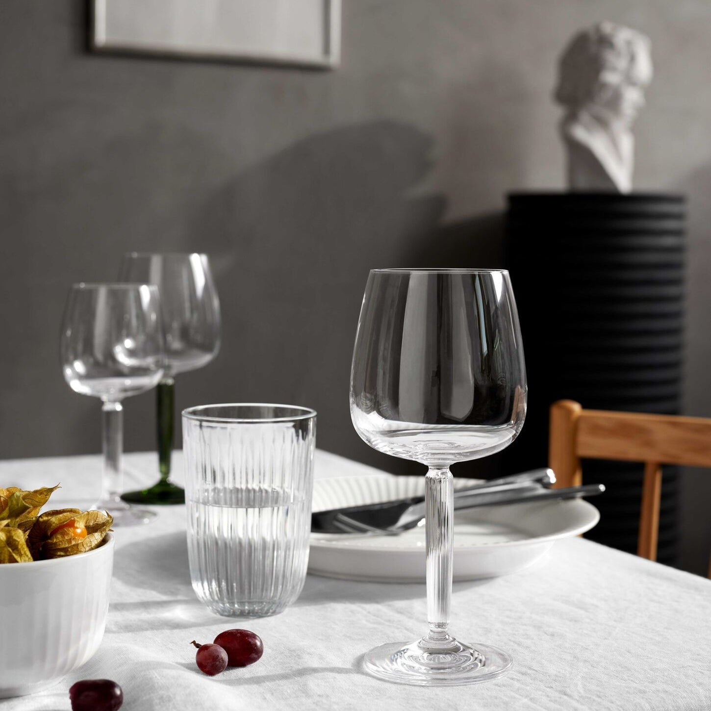 Kähler Hammershoi sklenice na vodu 370 ml, clear, 4 ks, 693081