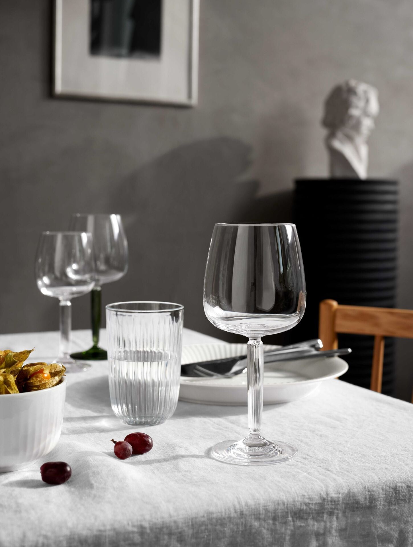 Kähler Hammershoi sklenice na vodu 370 ml, clear, 4 ks, 693081