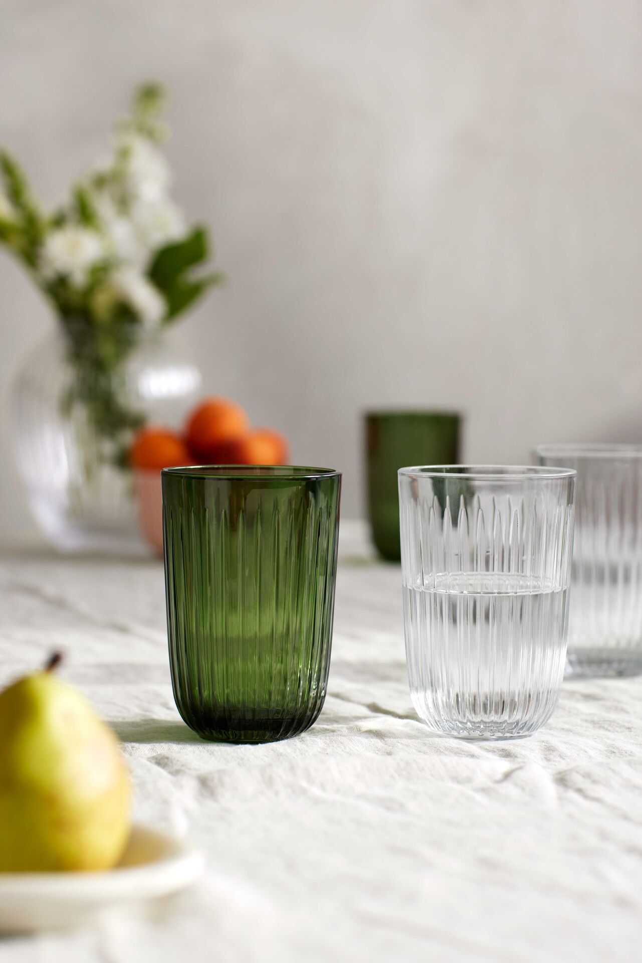 Kähler Hammershoi sklenice na vodu 370 ml, clear, 4 ks, 693081