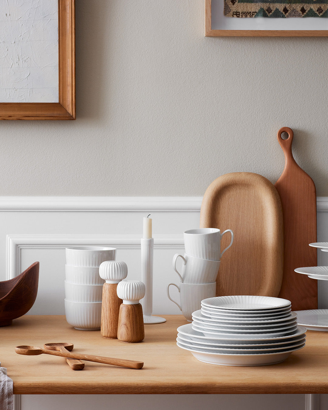 Kähler Hammershoi mlýnek na koření 14 cm, white, 692237