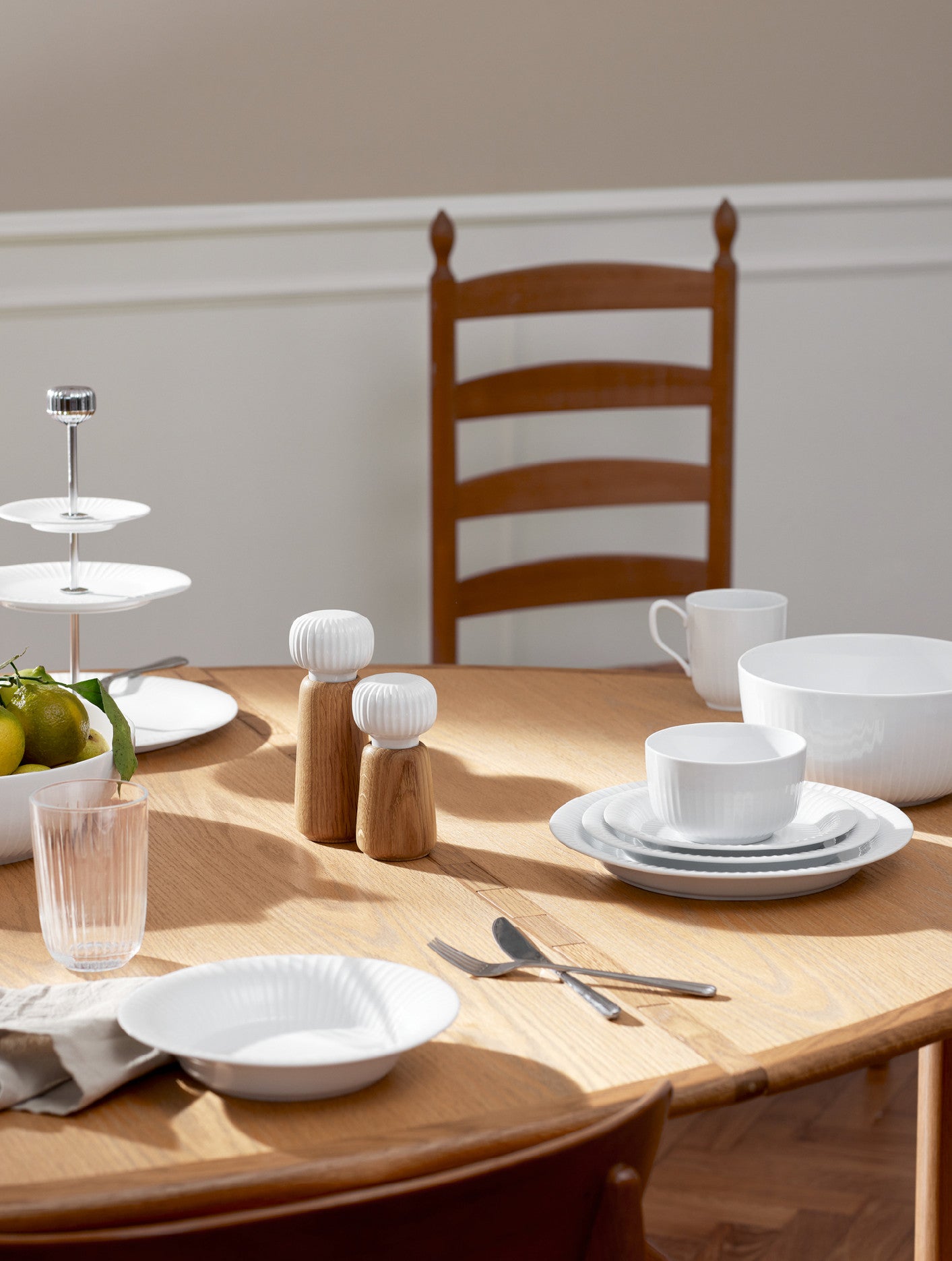 Kähler Hammershoi mlýnek na koření 14 cm, white, 692237