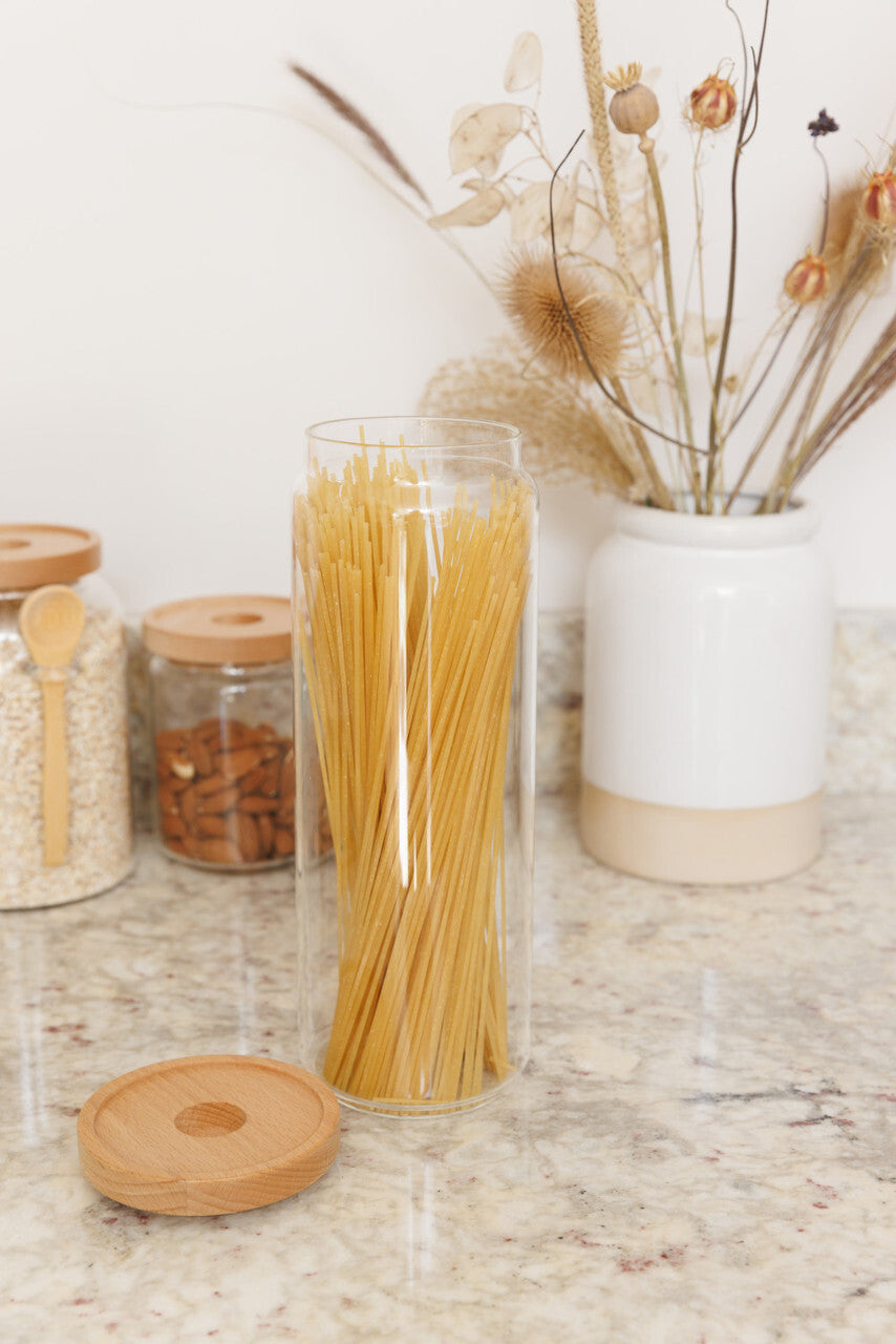 KitchenCraft Idilica skleněná dóza s víkem 1,3 l, IDGLSSTORLRG