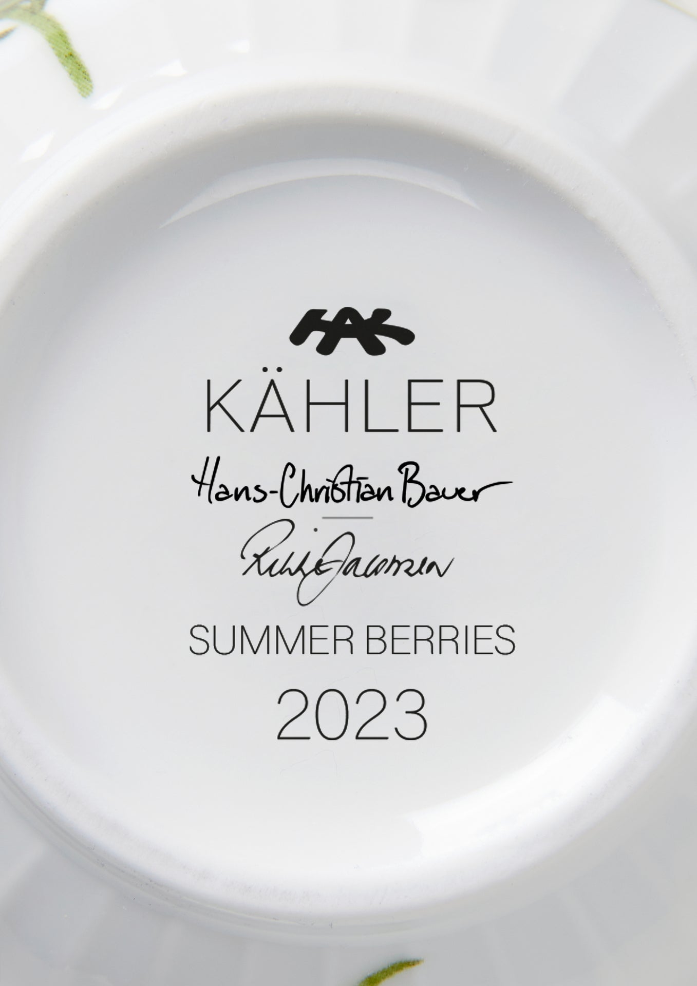 Kähler Hammershoi Summer porcelánový hrnek 330 ml, summer berries, 692622