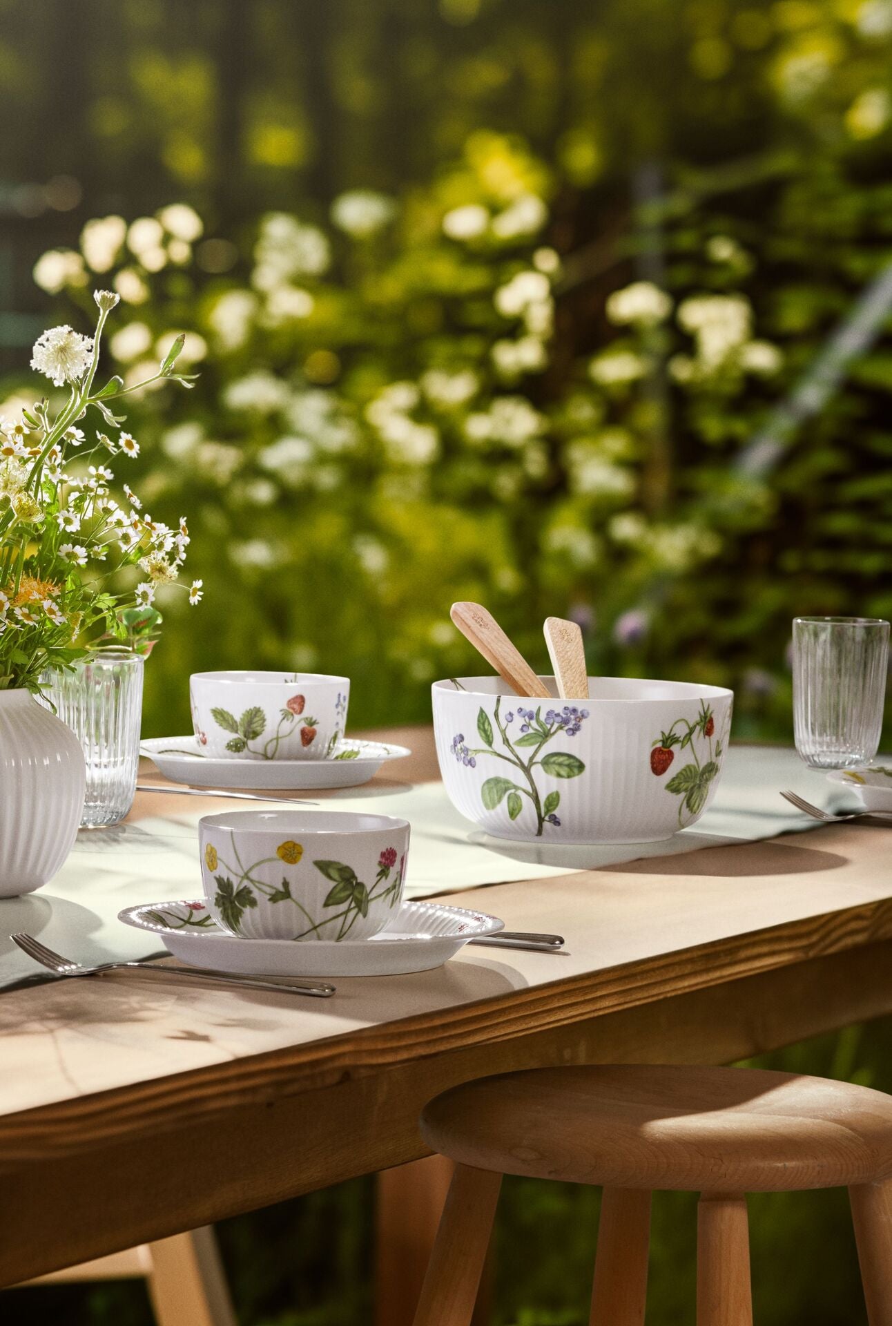 Kähler Hammershoi Summer porcelánová mísa 21 cm, summer berries, 693336
