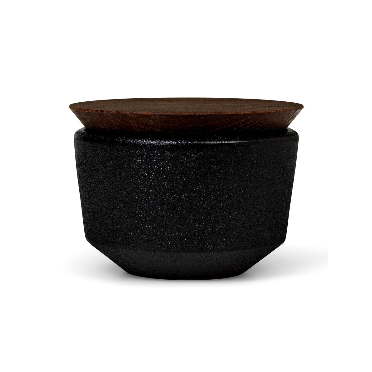Rosendahl RÅ kameninová dóza na sůl 0,15 l, black, 23102