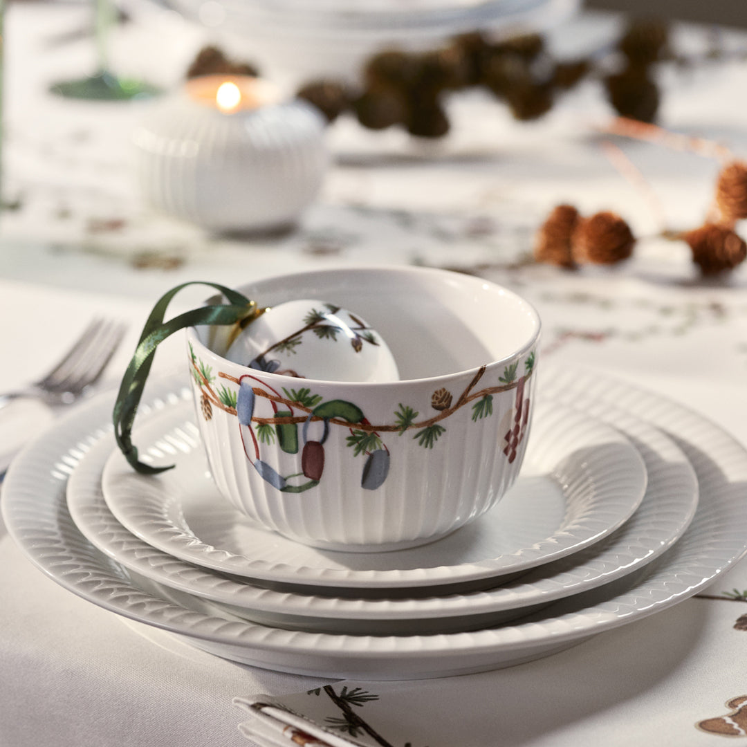 Kähler Hammershoi Christmas porcelánová miska 12 cm, white, 693245