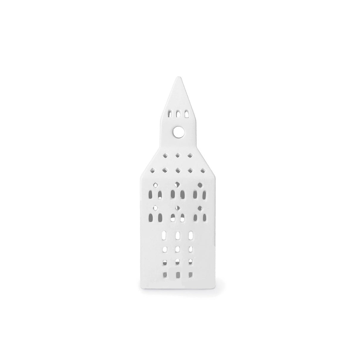Kähler Urbania keramický svícen domeček Church tower 20 cm, 691092