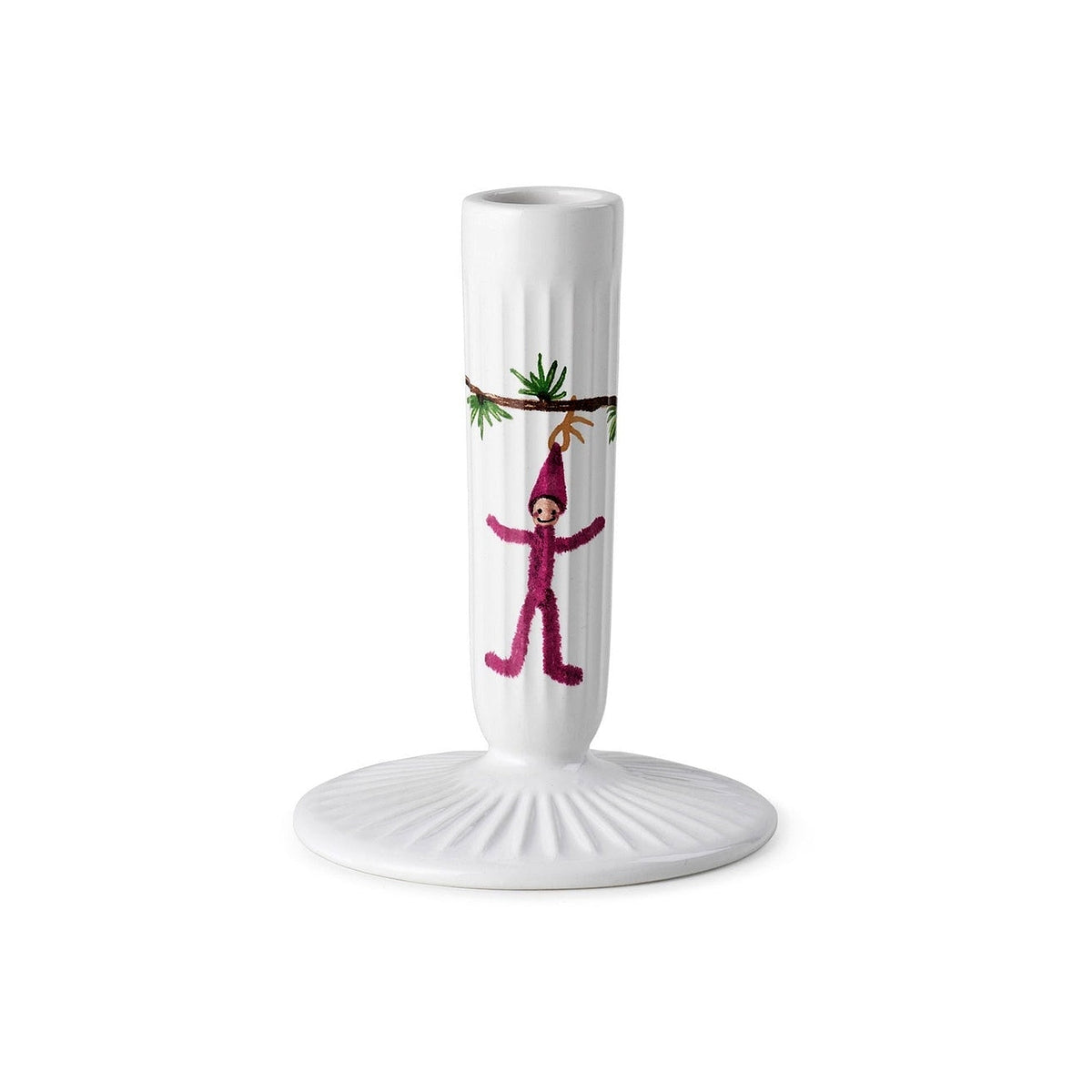 Kähler Hammershøi Christmas keramický svícen 12 cm, white, 693248