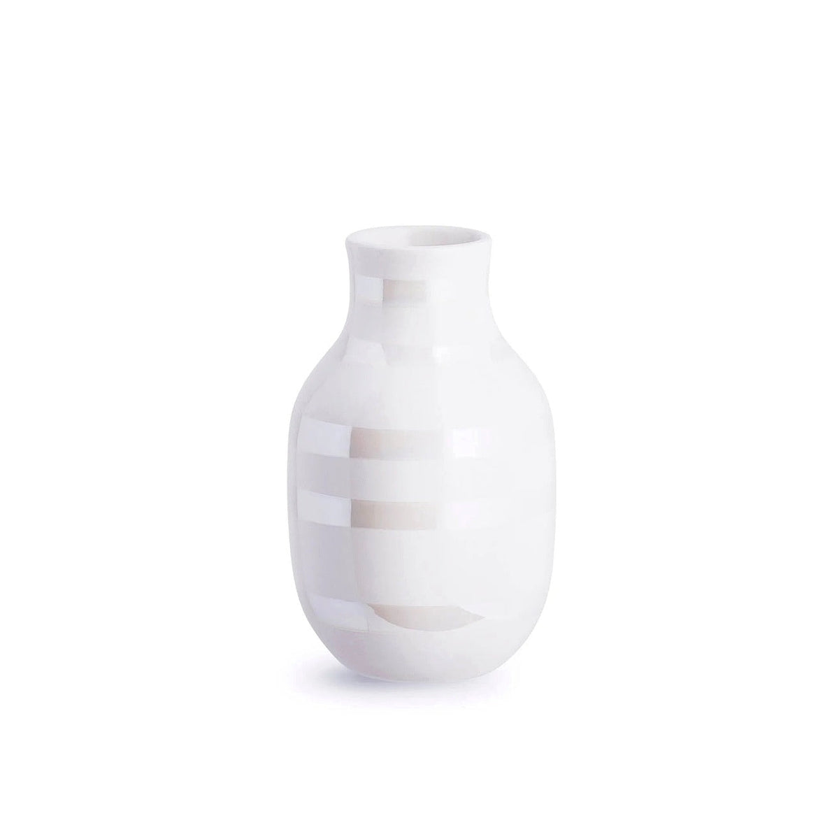 Kähler Omaggio keramická váza 12,5 cm, pearl, 691780