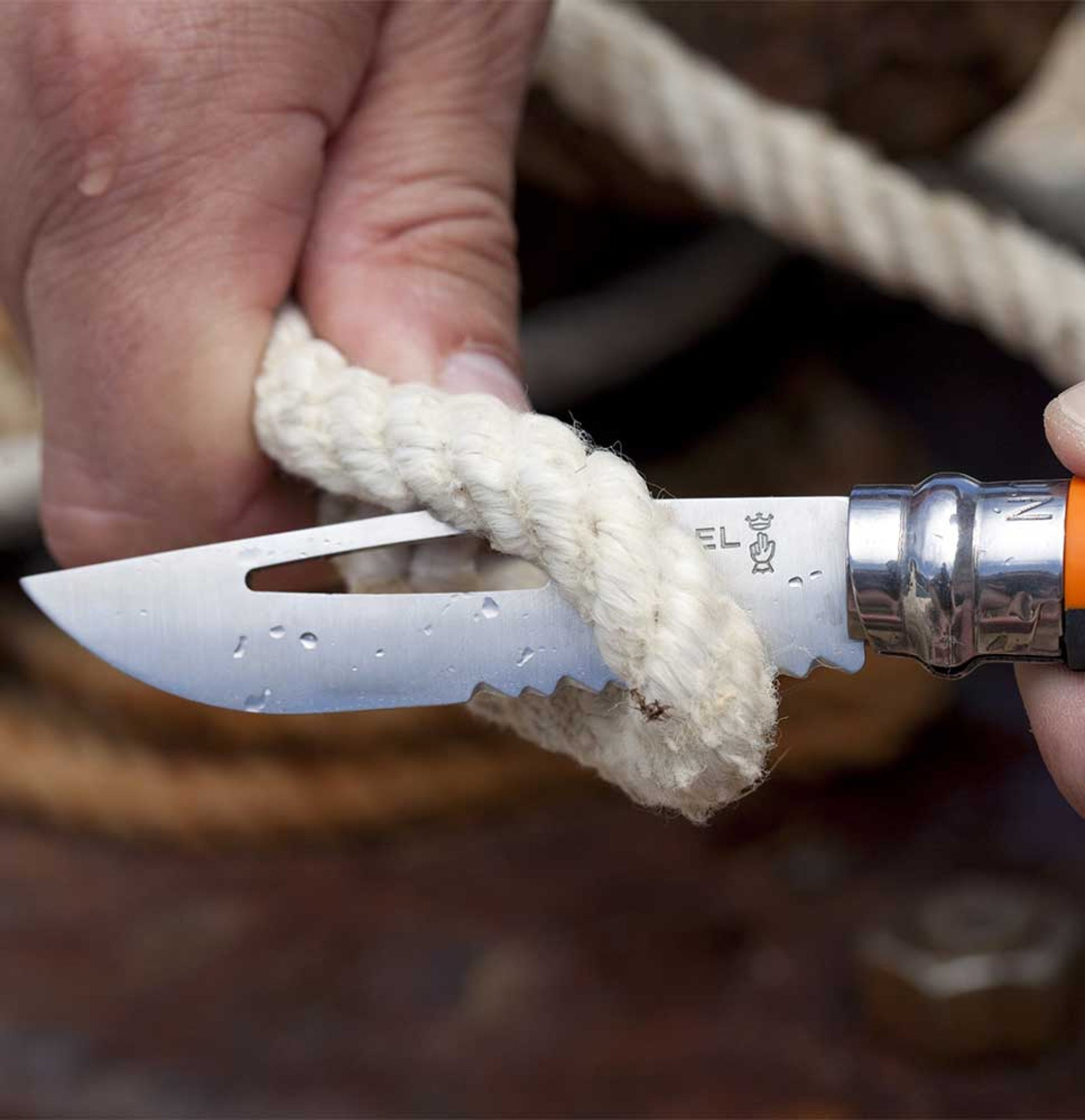 Opinel Outdoor N°08 zavírací nůž 8,5 cm, oranžová, 001577
