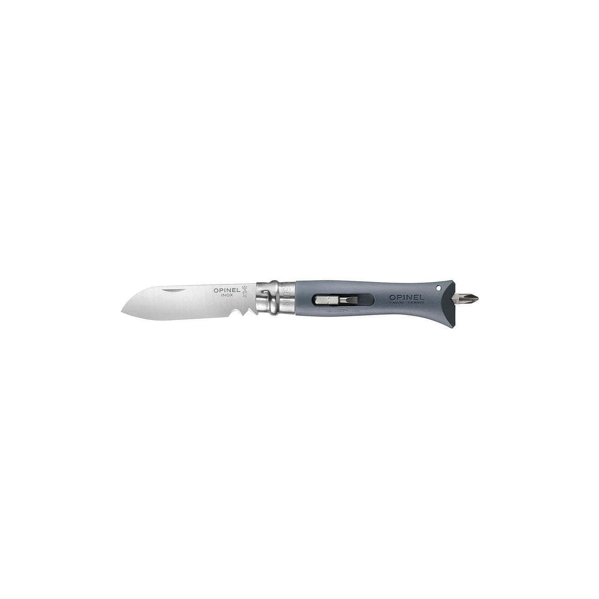 Opinel DIY N°09 multifunkční nůž 8 cm, šedá, 001792