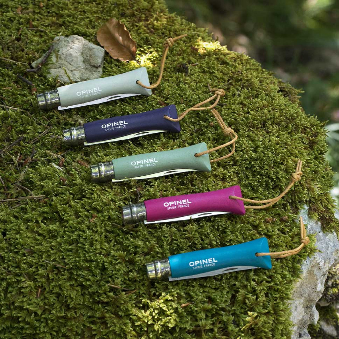 Opinel Colorama N°06 zavírací nůž 7 cm, růžová, 002201