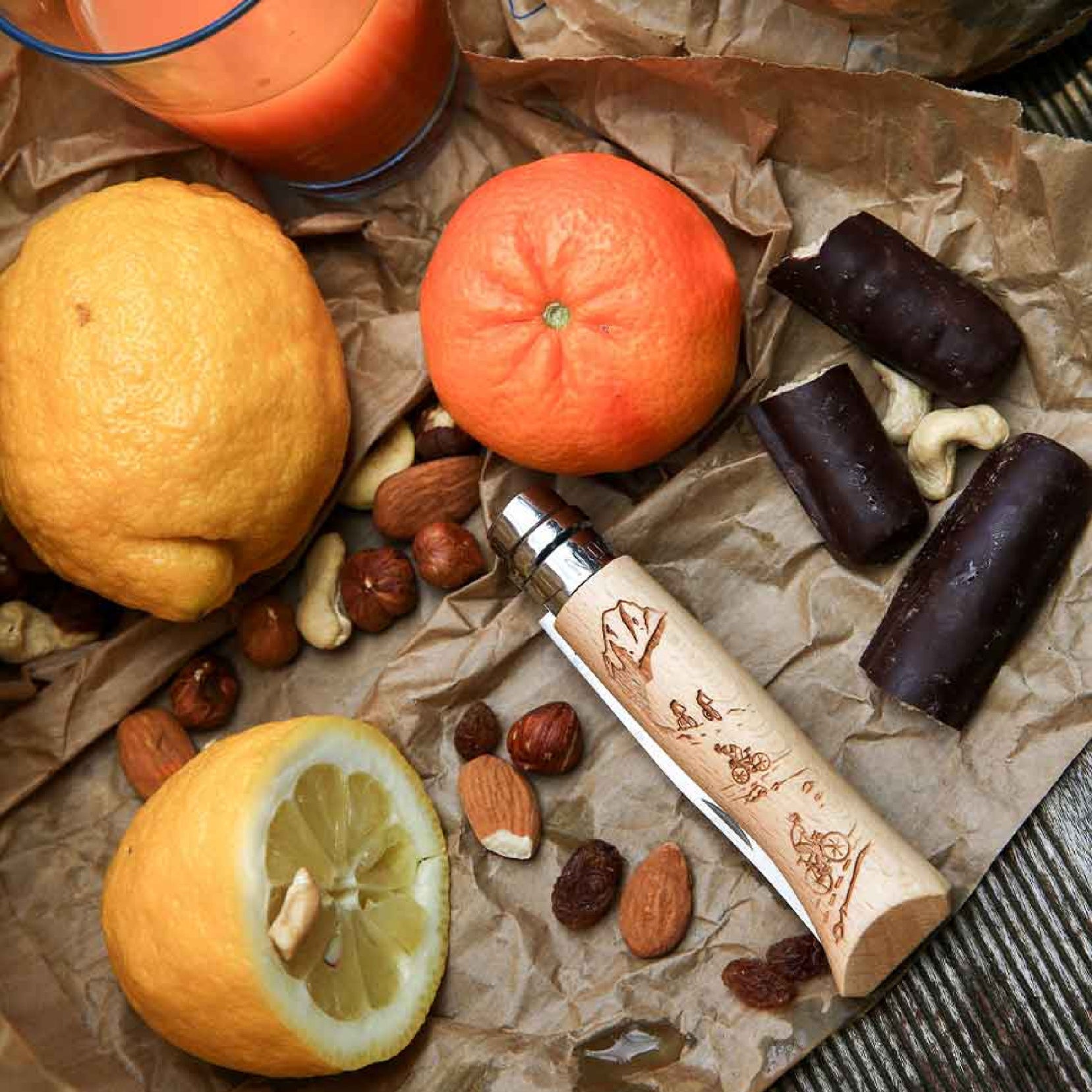 Opinel Engraved Biking N°08 zavírací nůž 8,5 cm, 002187