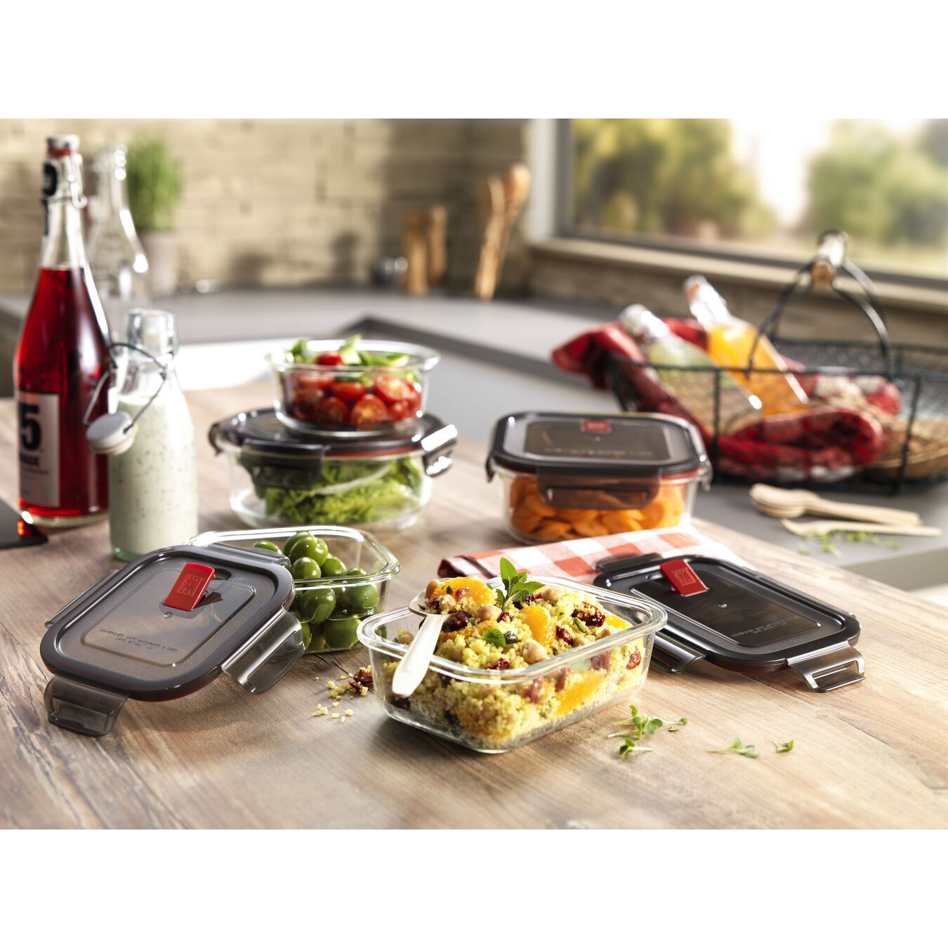 Zwilling Gusto skleněná dóza na potraviny, kulatá, 0,6 l, 39506-003