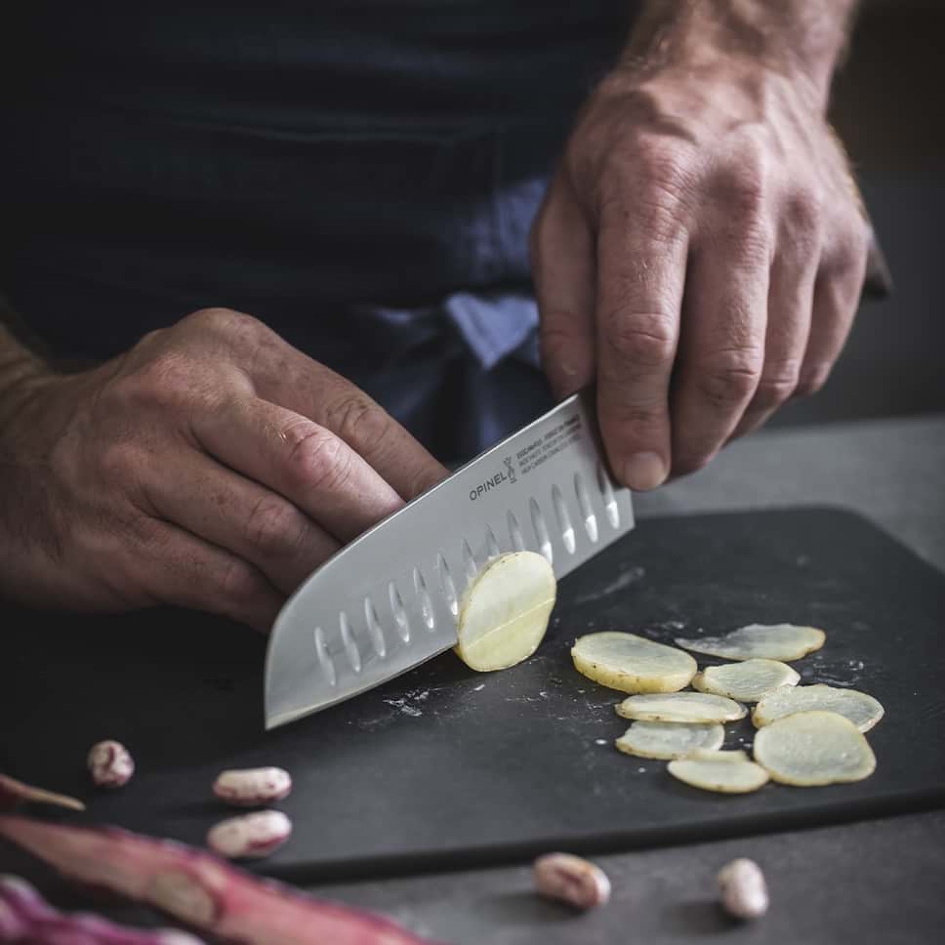 Opinel Les Forgés 1890 nůž Santoku 17 cm, 002287