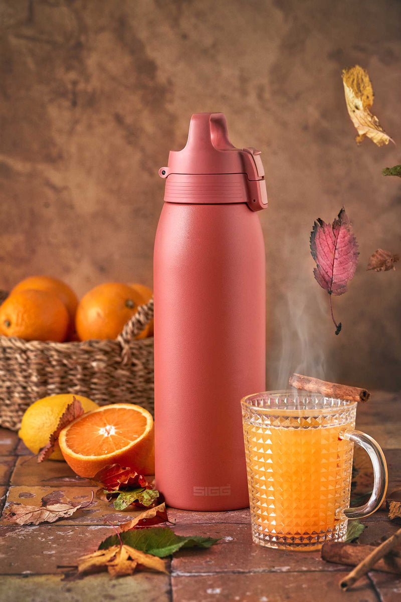 Sigg Shield Therm One nerezová termoláhev na pití 1 l, eco red, 6021.80