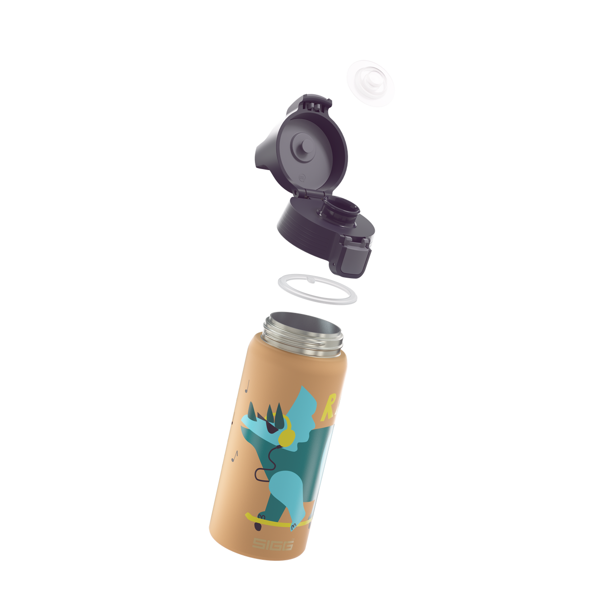 Sigg Shield Therm One dětská termoláhev na pití 500 ml, rawsome, 6022.60
