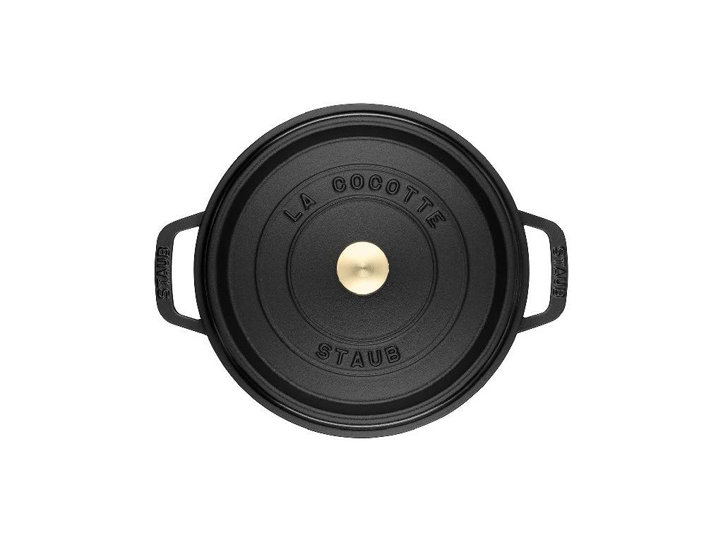 Staub Cocotte hrnec kulatý 30 cm/8,35 l černá, 1103025