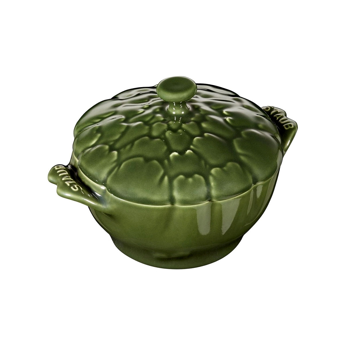 Staub Cocotte keramická zapékací miska ve tvaru artyčoku 13 cm/0,5 l, zelená, 40500-326