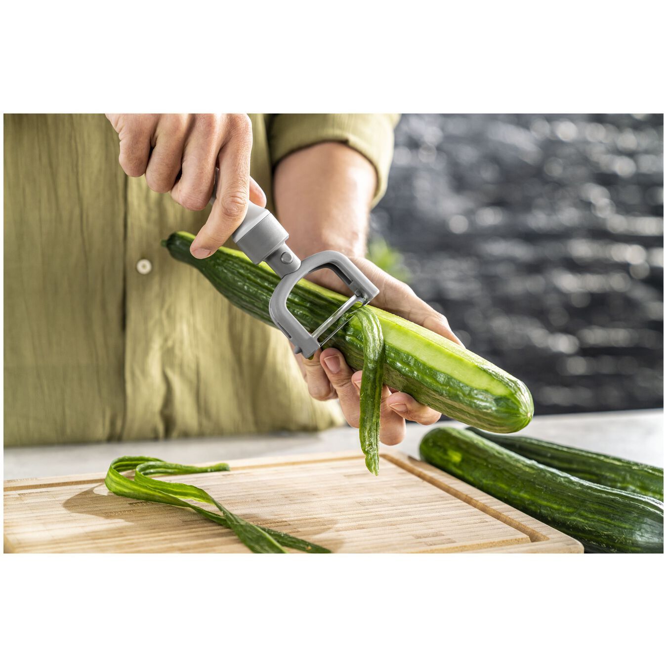Zwilling Z-Cut škrabka 2 v 1, šedá, 36610-006
