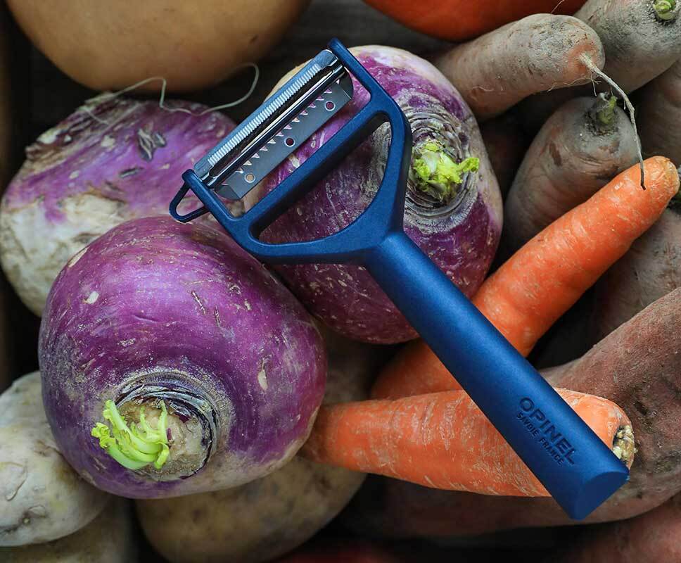 Opinel T-Duo plastová škrabka, modrá, 002427