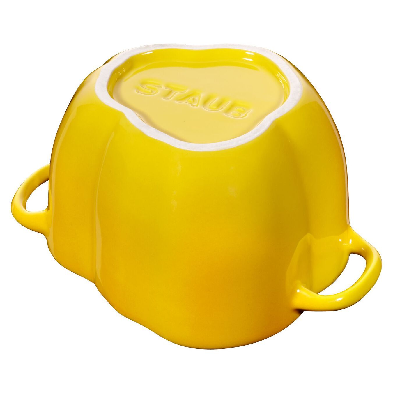 Staub Cocotte keramická zapékací miska ve tvaru papriky 12 cm/0,47 l, žlutá, 40500-324