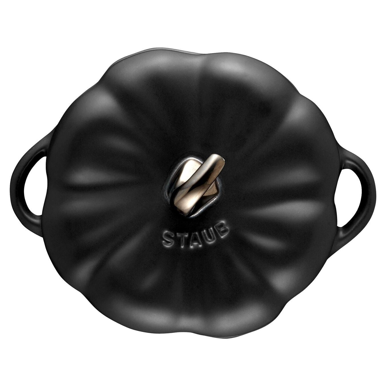 Staub Cocotte keramická zapékací miska ve tvaru dýně 15 cm/0,7 l, černá, 40508-549