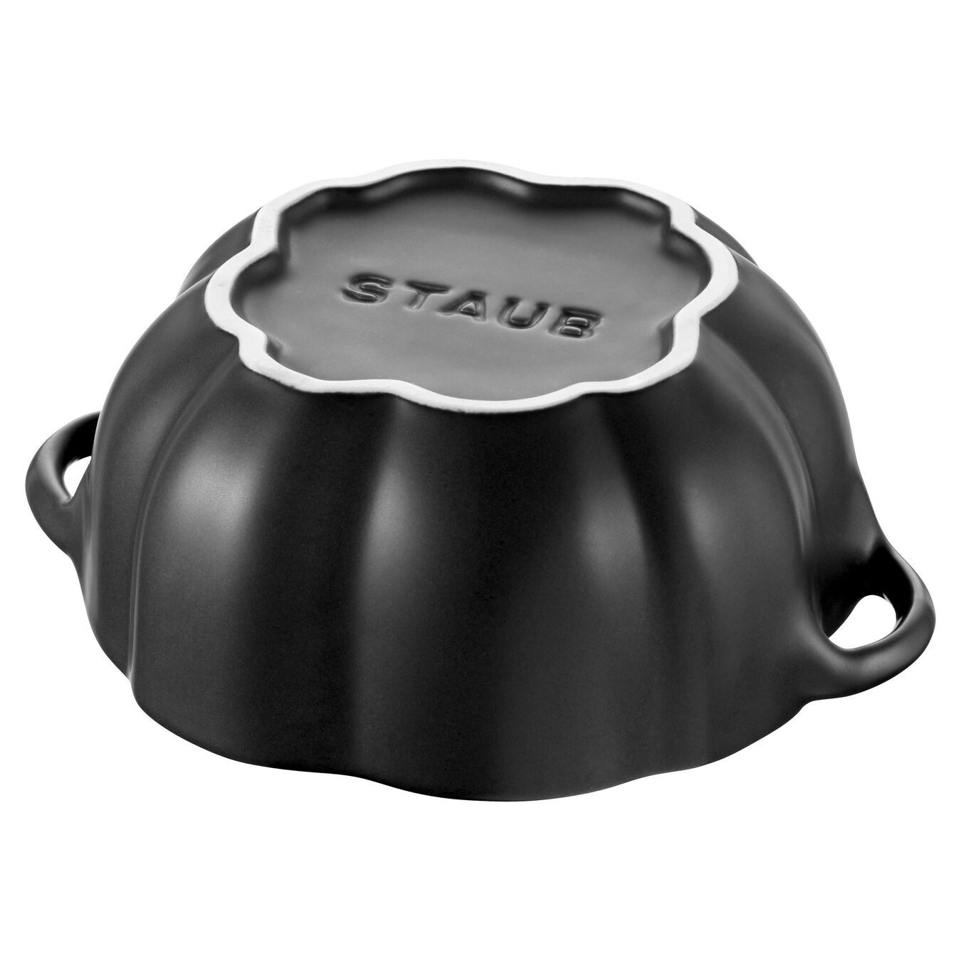 Staub Cocotte keramická zapékací miska ve tvaru dýně 15 cm/0,7 l, černá, 40508-549