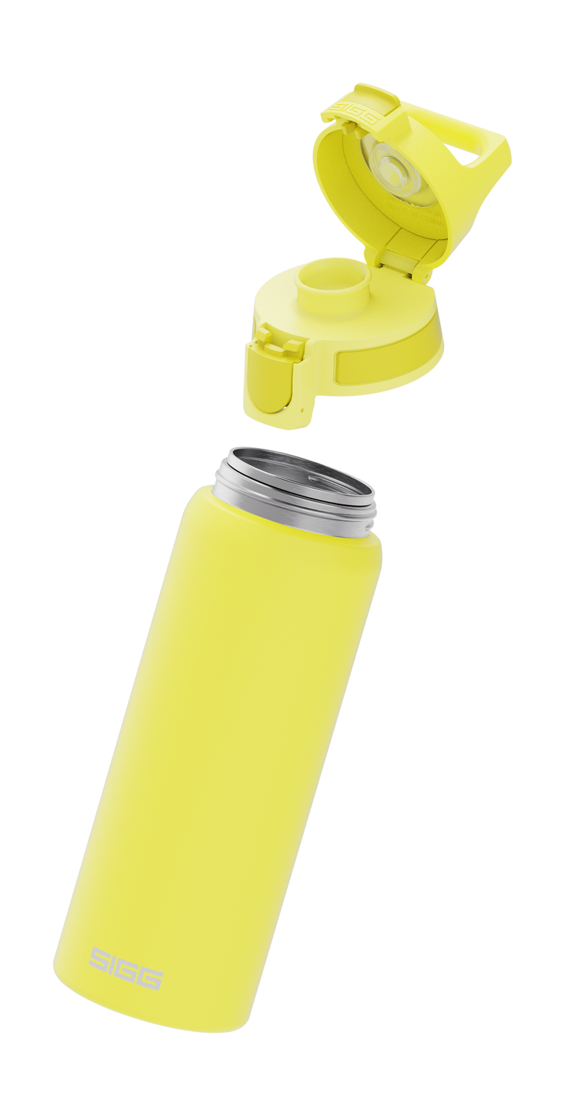 Sigg Shield One nerezová láhev na pití 750 ml, ultra lemon, 8992.20